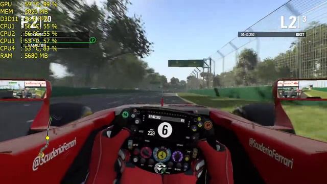 F1 2015 - I3 3250 - 8GB RAM - GTX 750 2GB - 900p смотреть онлайн