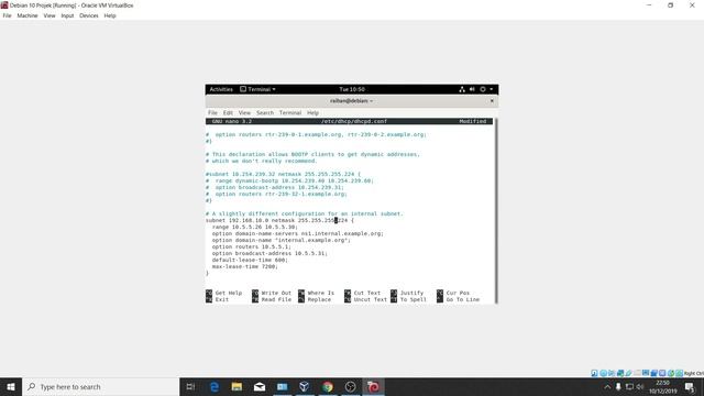 Konfigurasi DHCP Server Debian 10 смотреть онлайн
