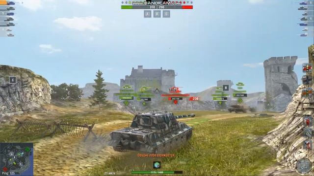 Играем в World of Tanks Blitz на танке Jg,Tig 8,8 cm смотреть онлайн