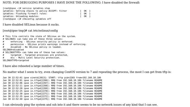 DevOps & SysAdmins: Centos 6/7 tftp server does not send reply смотреть онлайн