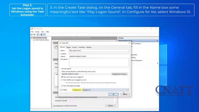 How to Enable Logon Sound in Windows 10 (Using Task Scheduler) смотреть онлайн