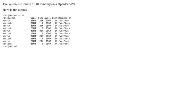 Ubuntu: Why "df -h " does not show the root mount, but multiple repetitive entries? смотреть онлайн
