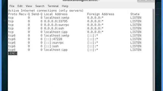 linux netstat command смотреть онлайн