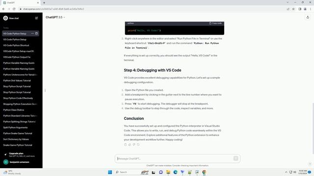 vs code python interpreter смотреть онлайн