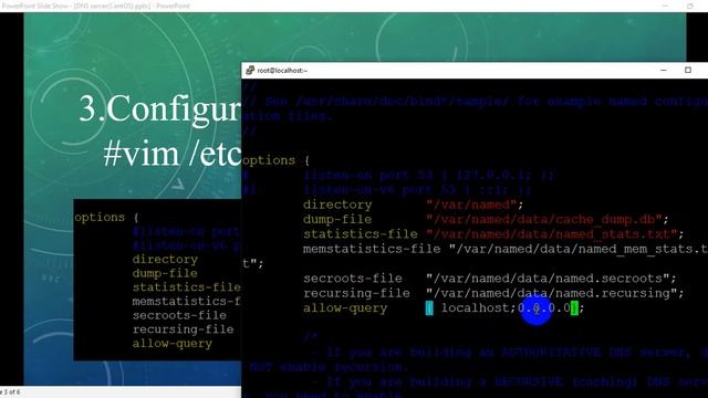 Configuration DNS Server on CentOS смотреть онлайн