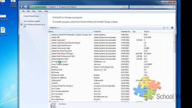 24. Windows 7 Essential - Uninstalling Programs смотреть онлайн