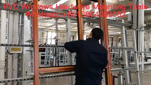 PVC Windows Hardware Mounting Table PVC Window Machine смотреть онлайн
