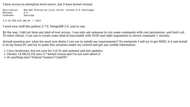 DevOps & SysAdmins: New linux with old kernel in chroot смотреть онлайн