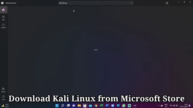 Download Kali Linux As An App In Windows under 2 minutes | Easy And Simple | #kalilinux смотреть онлайн