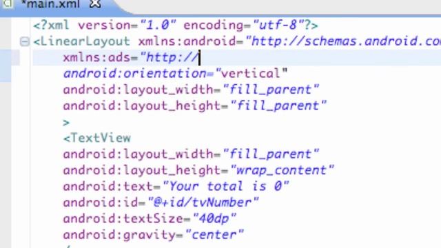 Android Application Development Tutorial 196 Adding Admob Ad via XML YouTube смотреть онлайн