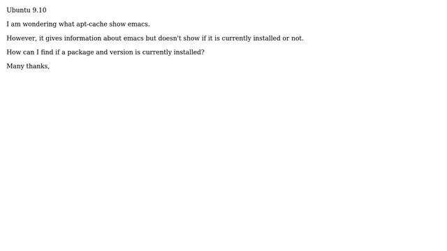 Find if a package is installed смотреть онлайн