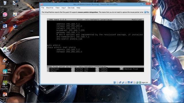 Tutorial Instalasi os debian 7.5 di virtual box dan konfigurasi interfaces,DNS,DHCP смотреть онлайн
