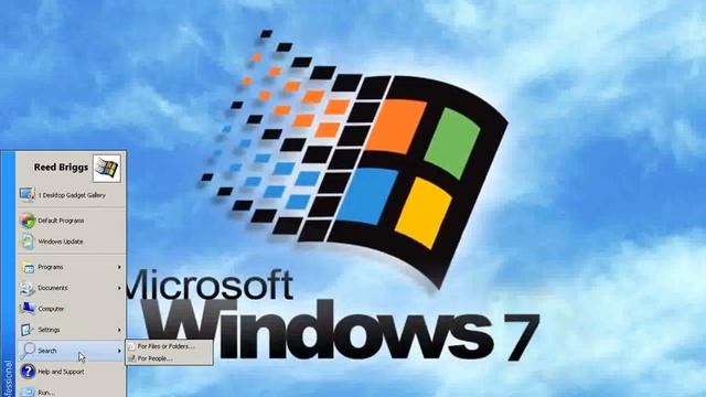 windows 98 wannabe windows 7 custom theme смотреть онлайн