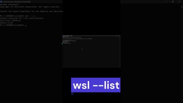 How to Check Kali linux in your Windows | Kali-linux | Windows Subsystem for Linux | #short | #linu смотреть онлайн