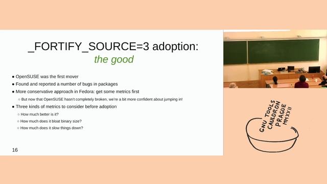 Security Improvement in the GNU Toolchain - GNU Tools Cauldron 2022 смотреть онлайн