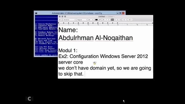 Configuring Windows Server 2012 R2 Server Core смотреть онлайн