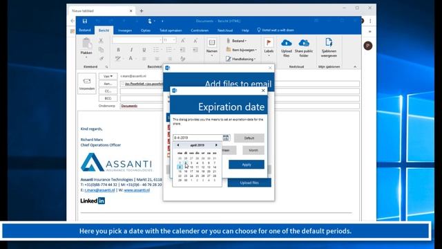 Nextcloud Outlook Add-in demo: add attachments смотреть онлайн