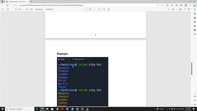 Linux Tutorial: How to use cat, zcat, lolcat and tac with examples смотреть онлайн