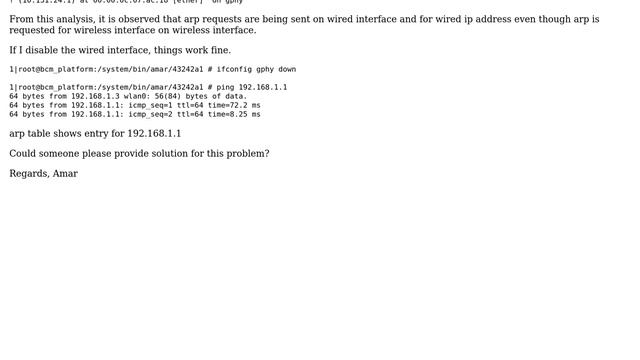 DevOps & SysAdmins: arp request sent on wired interface when requested on wireless interface смотреть онлайн