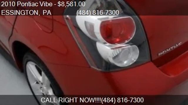 2010 Pontiac Vibe 2.4L 4dr Wagon for sale in ESSINGTON, PA 1 смотреть онлайн