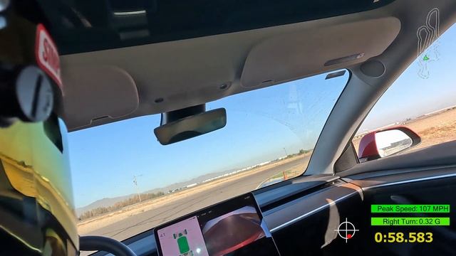 Tesla Model 3 Lap Of Arizona Motorsports Park