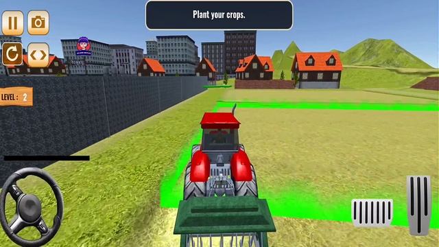 Real Tractor Driving Simulator 2024 Grand Farming Transport Walkthrough - Android GamePlay смотреть онлайн