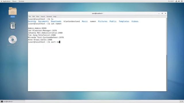 sort | Linux смотреть онлайн