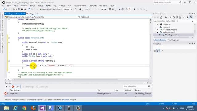 [Code A World] Working with Data Binding on Windows Phone 8 | Part 2 смотреть онлайн