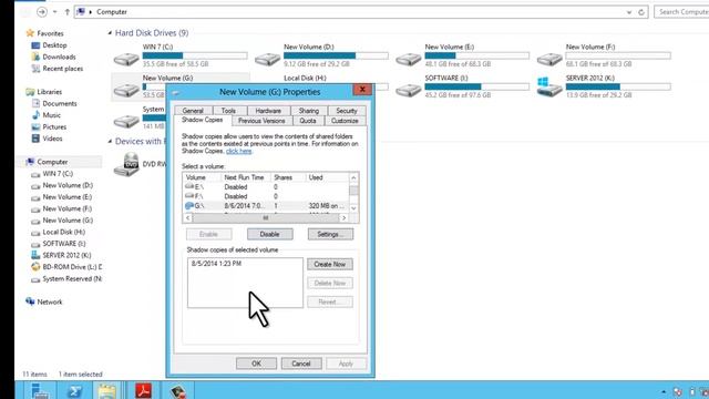 How To Create A Volume Shadow Copies For Server 2012 смотреть онлайн