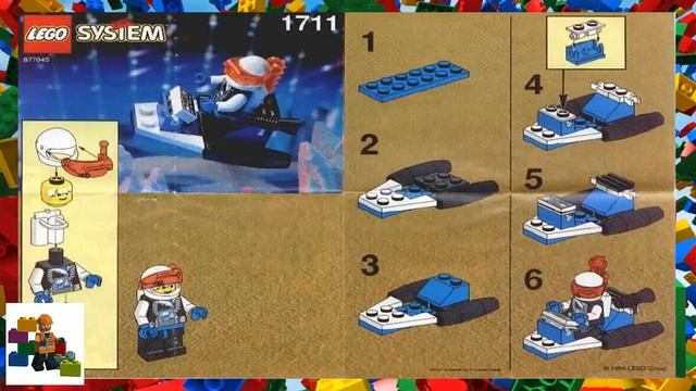 LEGO instructions - Space - Ice Planet 2002 - 1711 - Ice Planet Scooter смотреть онлайн