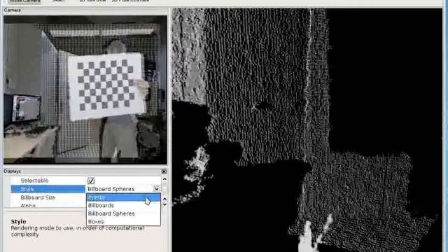 Kinect on Linux in rviz using CCN ROS node kinect node смотреть онлайн