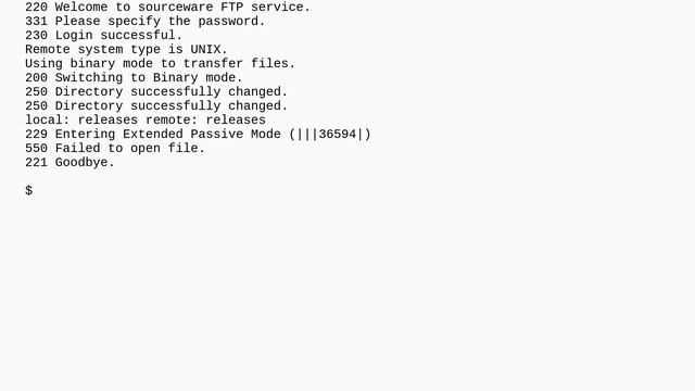 Unable to access ftp through cli (linux), while through file browser, works perfect смотреть онлайн