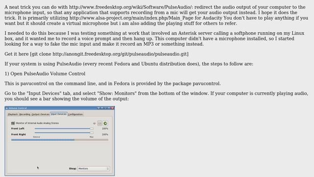Unix & Linux: Creating a virtual microphone смотреть онлайн