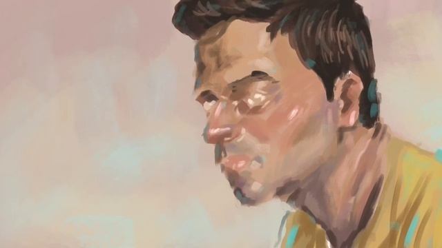 Time-lapse portrait painting in Adobe Fresco смотреть онлайн
