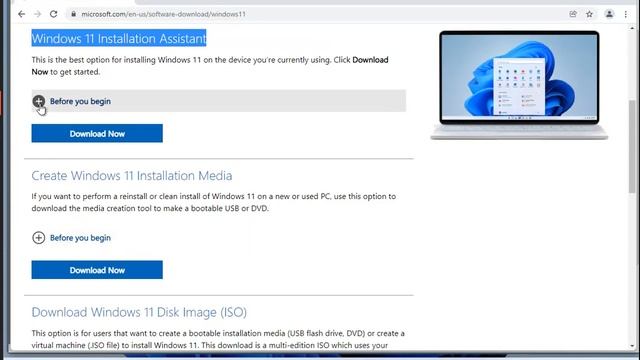 Upgrade to Windows 11 using Windows 11 Installation Assistant смотреть онлайн