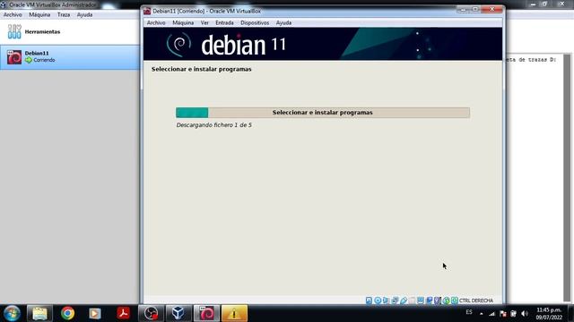 Practica de instalación de Virtual box y el sistema operativo Debian 11 смотреть онлайн