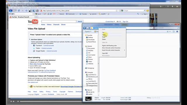 Sharing Video on YouTube - Pinnacle Studio Tutorial - Basic Video Editing Class смотреть онлайн