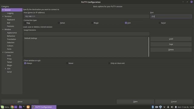 proceso de coneccion por ssh de linux mint a window utilizando putty смотреть онлайн