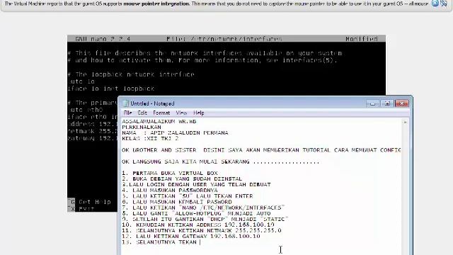 Konfigurasi IP debian & windows xp SMK NEGERI 1 CIPEUNDEUY смотреть онлайн