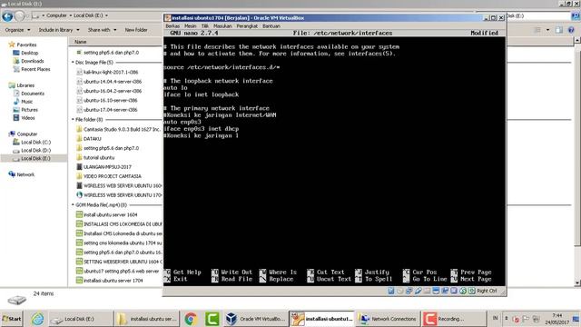 setting network ubuntu server 1704 смотреть онлайн