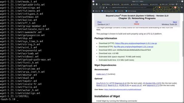 08: Wget 1.21.1 - BLFS 11.0 on iMac смотреть онлайн