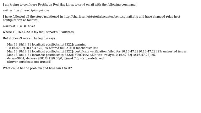 How to configure Postfix mail on Red Hat Linux? смотреть онлайн