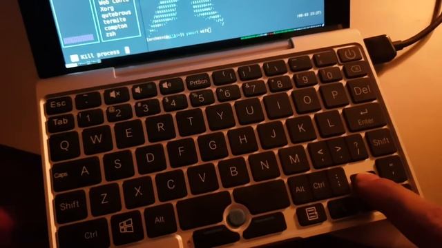 Gpd pocket running Arch Linux. (Noticed Fan issue) смотреть онлайн