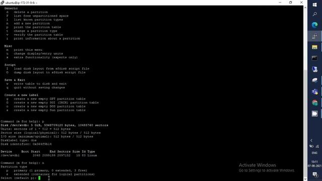 How to create linux partition смотреть онлайн