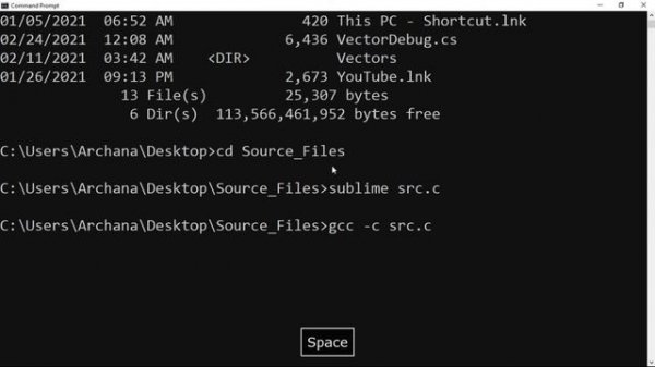 Working with Command - Line | Cmd | Cygwin Terminal