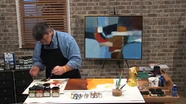 Free Art Lesson - Joe DiGiulio - Acrylic Painting Medium смотреть онлайн