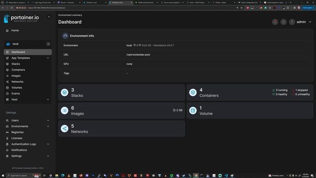 5 - Portainer Overview - Media Server Series (Debian Linux) смотреть онлайн