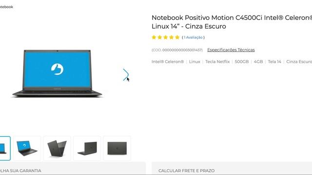 Notebook Positivo Motion C4500Ci Intel Celeron Linux 14 Cinza Escuro смотреть онлайн
