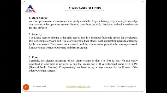 Linux Operating System Introduction (Part - II) смотреть онлайн