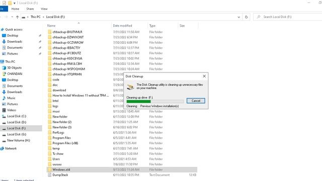 Delete Windows old Folder смотреть онлайн